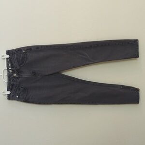 Cotton On 91 The Boyfriend Black Wash Denim Jeans Zipper Ankle Loose Fit- Size 2